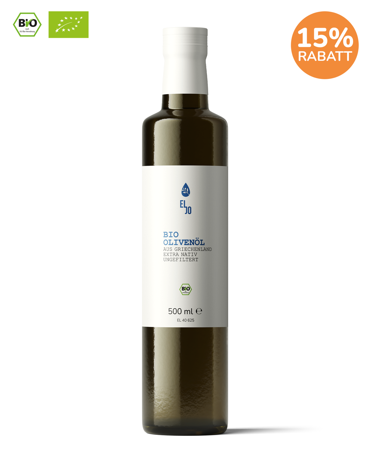 Bio-Olivenöl Extra Nativ ungefiltert